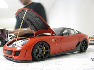 Ferrari 599 GTO Model Car