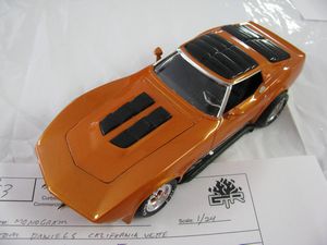 Tom Daniels California 'Vette Model Car