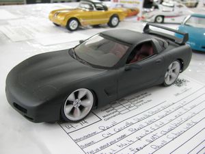 Stealth Street Machine 2004 Chevrolet Corvette Model Car