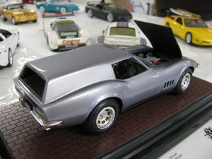 1968 Chevrolet Corvette Jimmy Flintstone Wagon Model Car