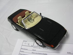 Miami Vice 1972 Ferrari GTS/4 Daytona Spider Model Car