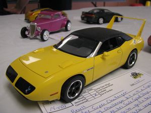 2009 Dodge Challenger Superbird Model Car