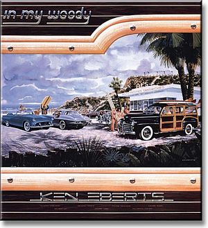 In My Woody - 1947 Ford Super Deluxe Art