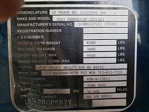 2002 Chevrolet Express