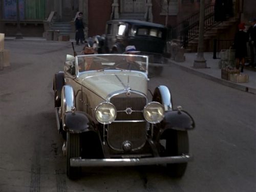 Star Trek A Piece of the Action 1931 Cadillac V-12 cream-colored convertible