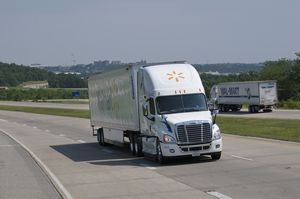 Walmart Freightliner Truck with Aerodynamic Package