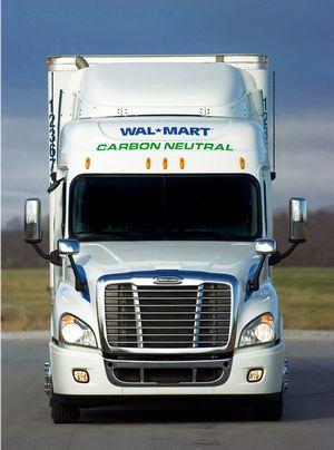 Walmart Freightliner Grease-Fueled Truck