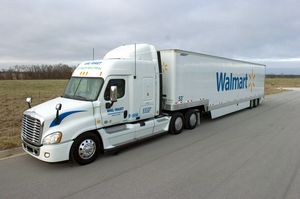 Walmart Freightliner Grease-Fueled Truck