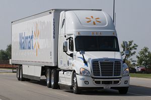 Walmart Freightliner Truck with Aerodynamic Package