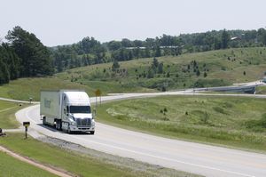 Walmart Freightliner Truck with Aerodynamic Package