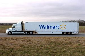 Walmart Freightliner Grease-Fueled Truck
