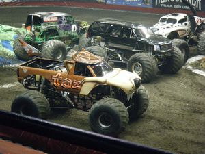 Taz at Monster Jam February 2010 in Rosemont