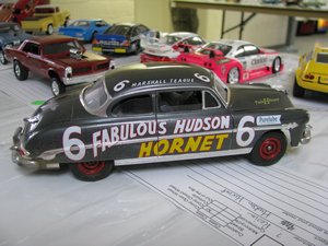 Marshall Teague Fabulous Hudson Hornet Model Car