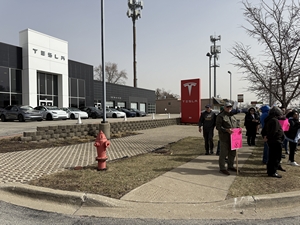 Tesla Takedown in Westmont, Illinois