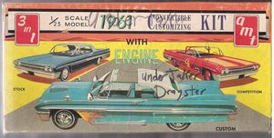 1961 Ford Thunderbird Model Kit Box