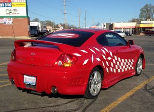 Modified Hyundai Tiburon