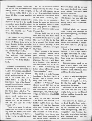 Today's Motor Sports: January 1962