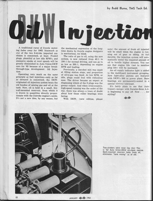 Today's Motor Sports: January 1962