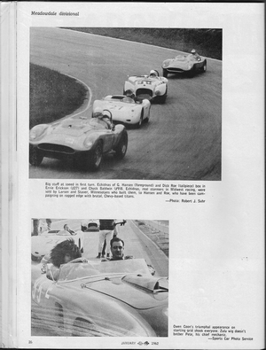 Today's Motor Sports: January 1962