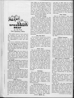 Today's Motor Sports: January 1962