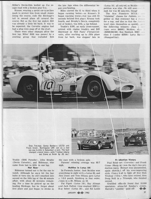Today's Motor Sports: January 1962