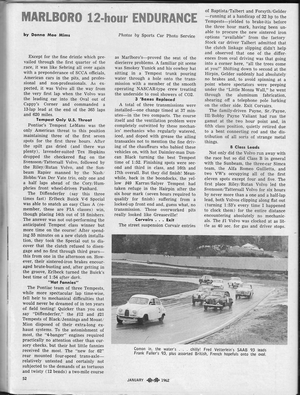 Today's Motor Sports: January 1962