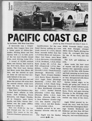1961 Pacific Coast G.P.
