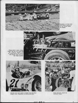 Today's Motor Sports: January 1962