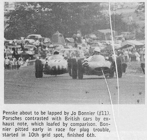 Jo Bonnier 1961 United States Grand Prix