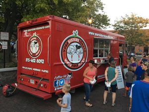 Your Sister's Tomato Freightliner at 2017 Truck Off Woodstock