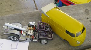 Volkswagen Type 2 Microbus Drag Racing Model