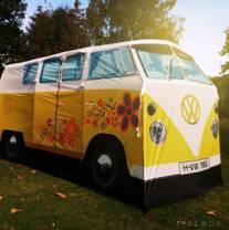 Volkswagen Type 2 Microbus Flower Tent