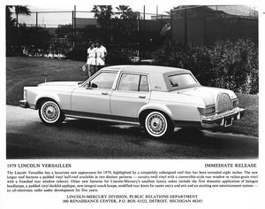 1979 Lincoln Versailles
