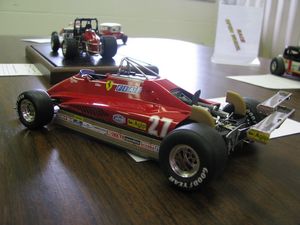 1982 Gilles Villeneuve Ferrari 126C2 Model Car