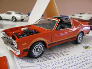 1977 Plymouth Volaré Road Runner Model Car