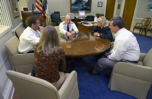 Mike Wallace Visits Pentagon
