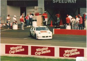 1989 Rusty Wallace Car at the 1989 Champion Spark Plug 400