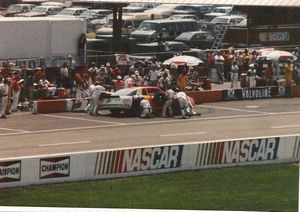 1987 Darrell Waltrip Car at the 1987 Champion Spark Plug 400