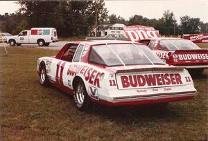 1986 Darrell Waltrip Car at the 1986 Champion Spark Plug 400