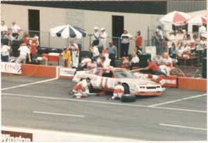 1986 Darrell Waltrip Car at the 1986 Champion Spark Plug 400