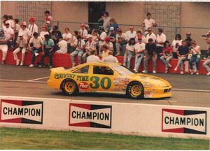 1989 Michael Waltrip Car at the 1989 Champion Spark Plug 400