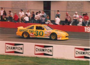 1989 Michael Waltrip Car at the 1989 Champion Spark Plug 400