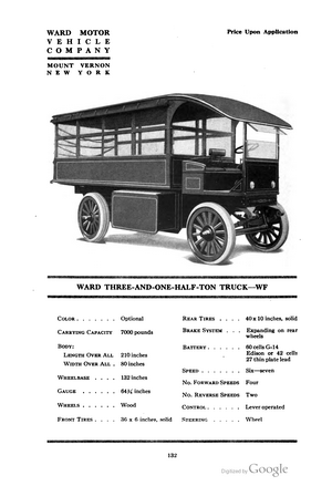 Ward WF Three-and-One-Half-Ton Truck