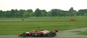 Dan Wheldon IndyCar racing F-15 Fighter Jet