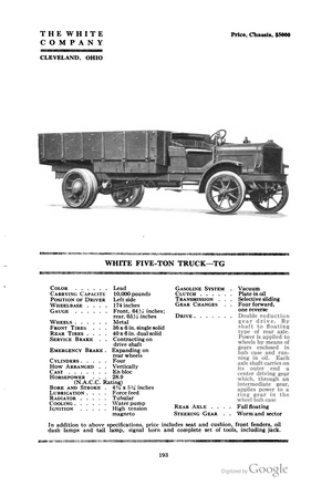 White TG Five-Ton Truck