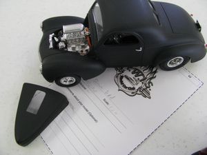 1941 Willys Street Rod Model Car