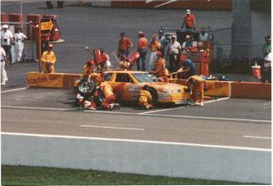 1987 Rick Wilson Car at the 1987 Champion Spark Plug 400
