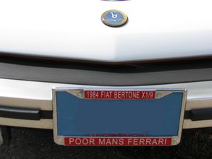 1984 Bertone X1/9