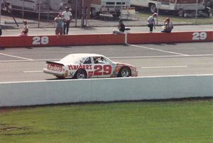 1987 Cale Yarborough Car at the 1987 Champion Spark Plug 400
