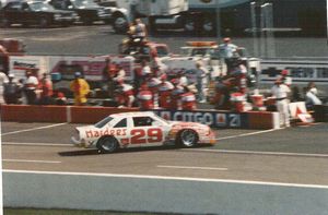 1987 Cale Yarborough Car at the 1987 Champion Spark Plug 400